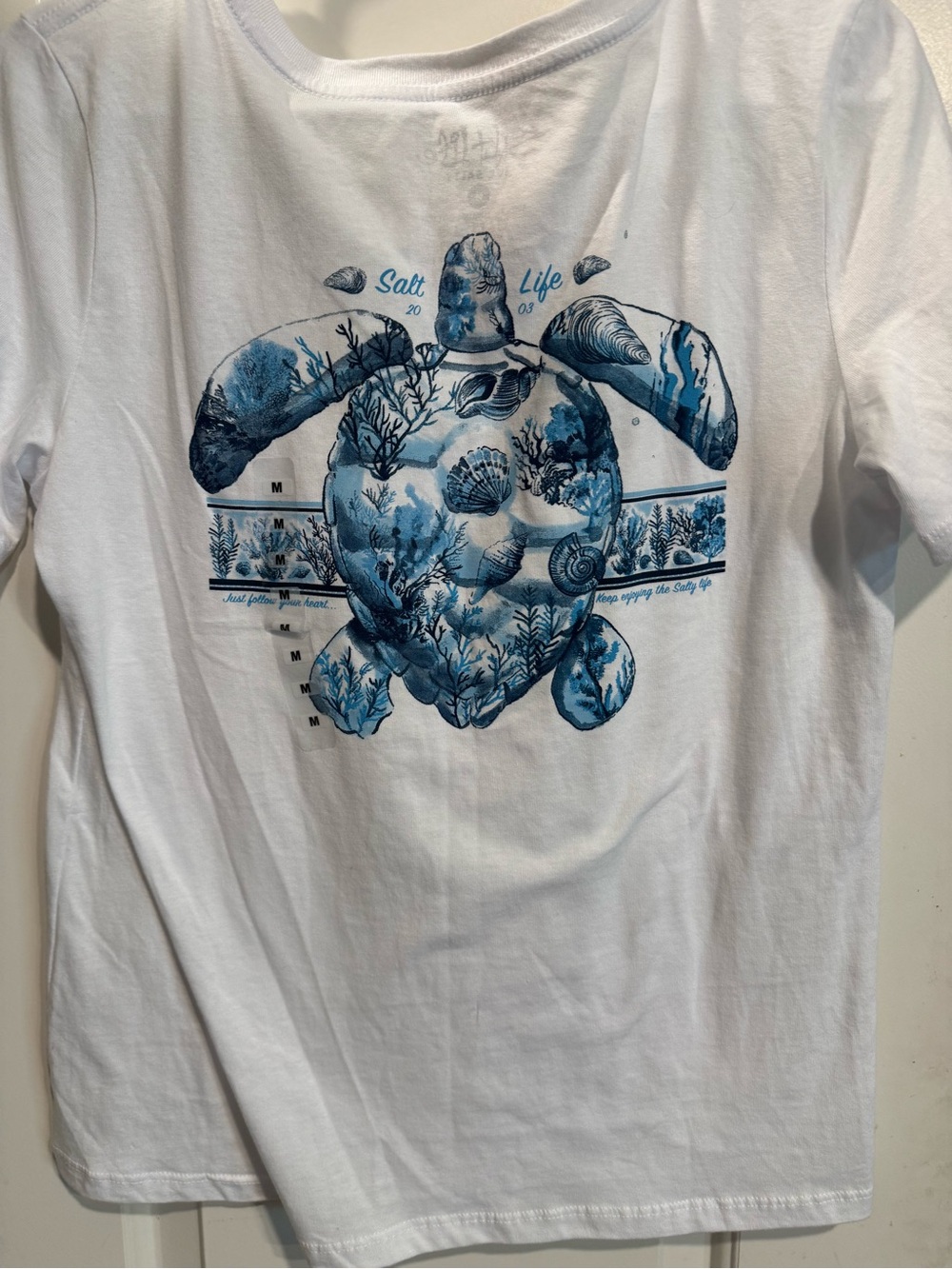 Women’s White Graphic Turtle T-Shirt - Salt Life Inspired